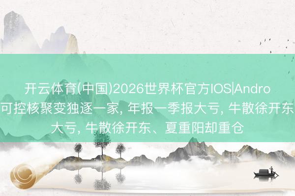 开云体育(中国)2026世界杯官方IOS|Android手机app下载 可控核聚变独逐一家， 年报一季报大亏， 牛散徐开东、夏重阳却重仓
